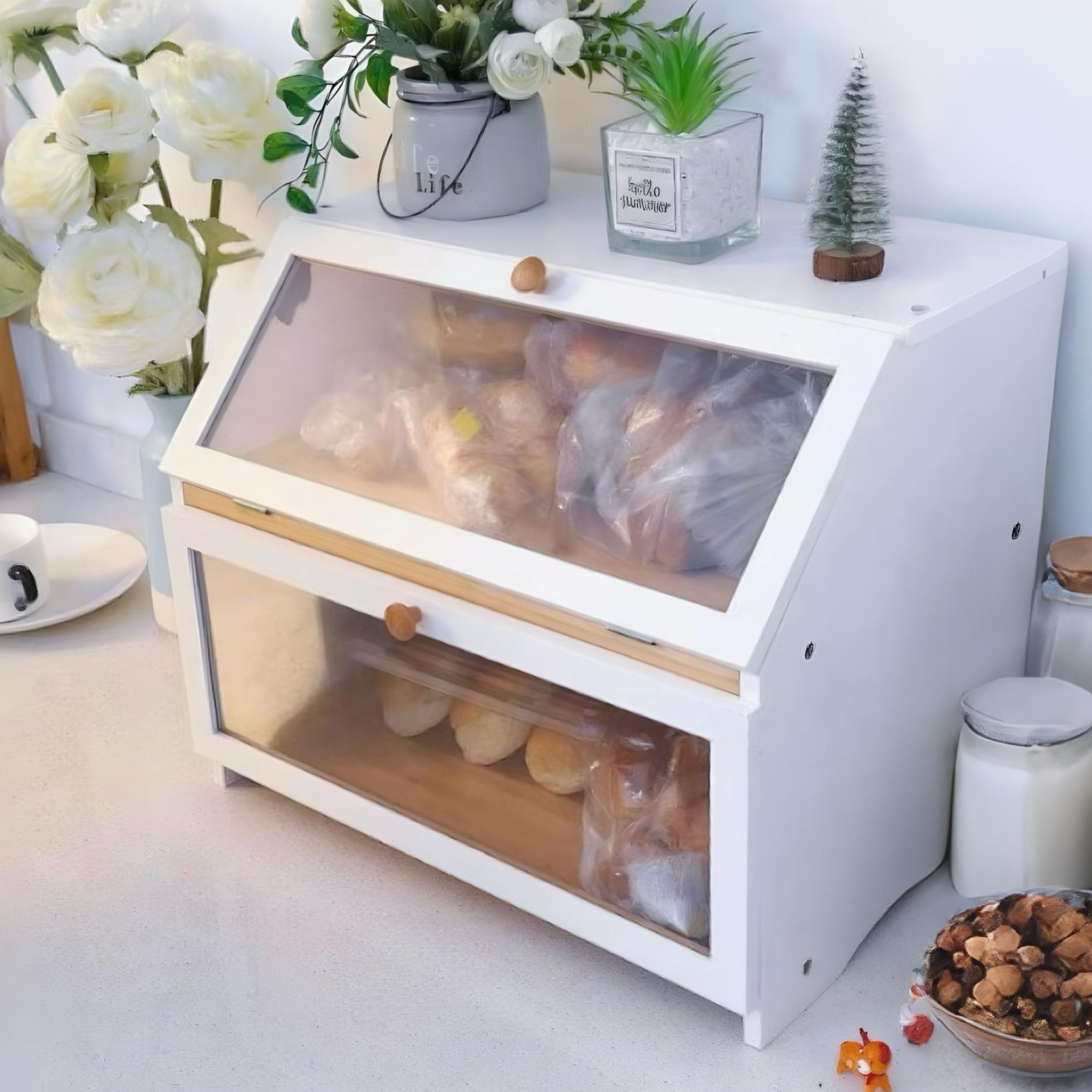 Commercial Kitchen Utensil Organizer - HOMEKOKO 주방 조리대용 이중 레이어 빵
