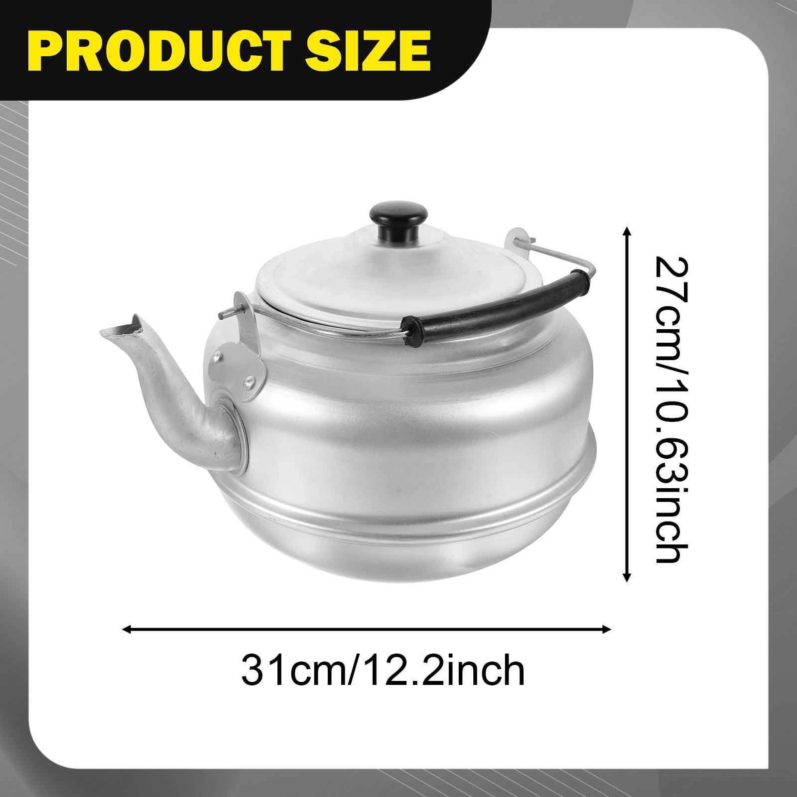 Commercial Kitchen Kettle - 휴대용 알루미늄 차 주전자, 인체공학적 화상