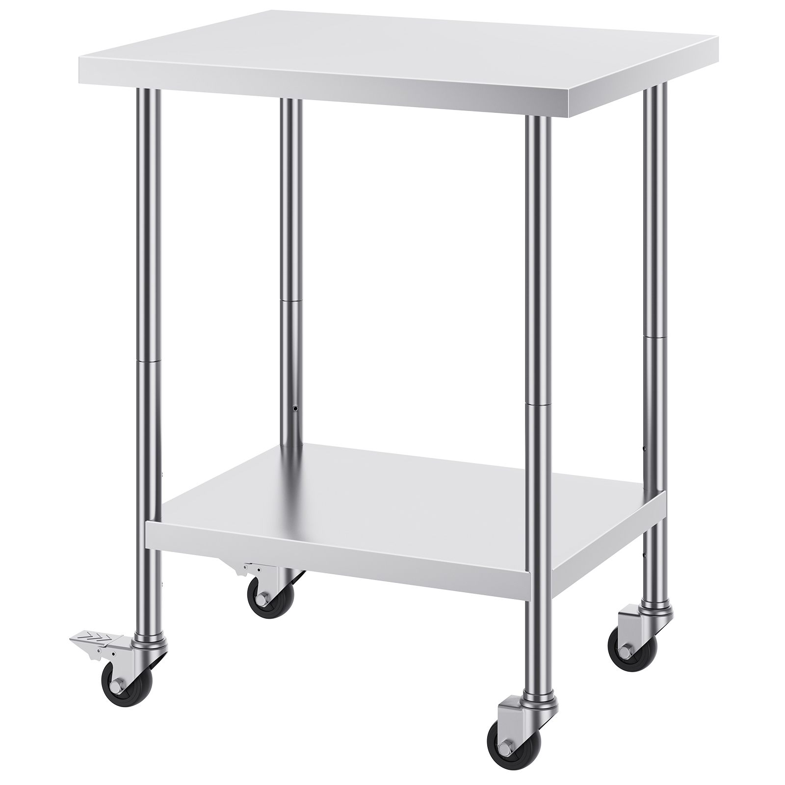 Commercial Kitchen Tables - SucceBuy 바퀴가 달린 스테인레스 스틸 작업대