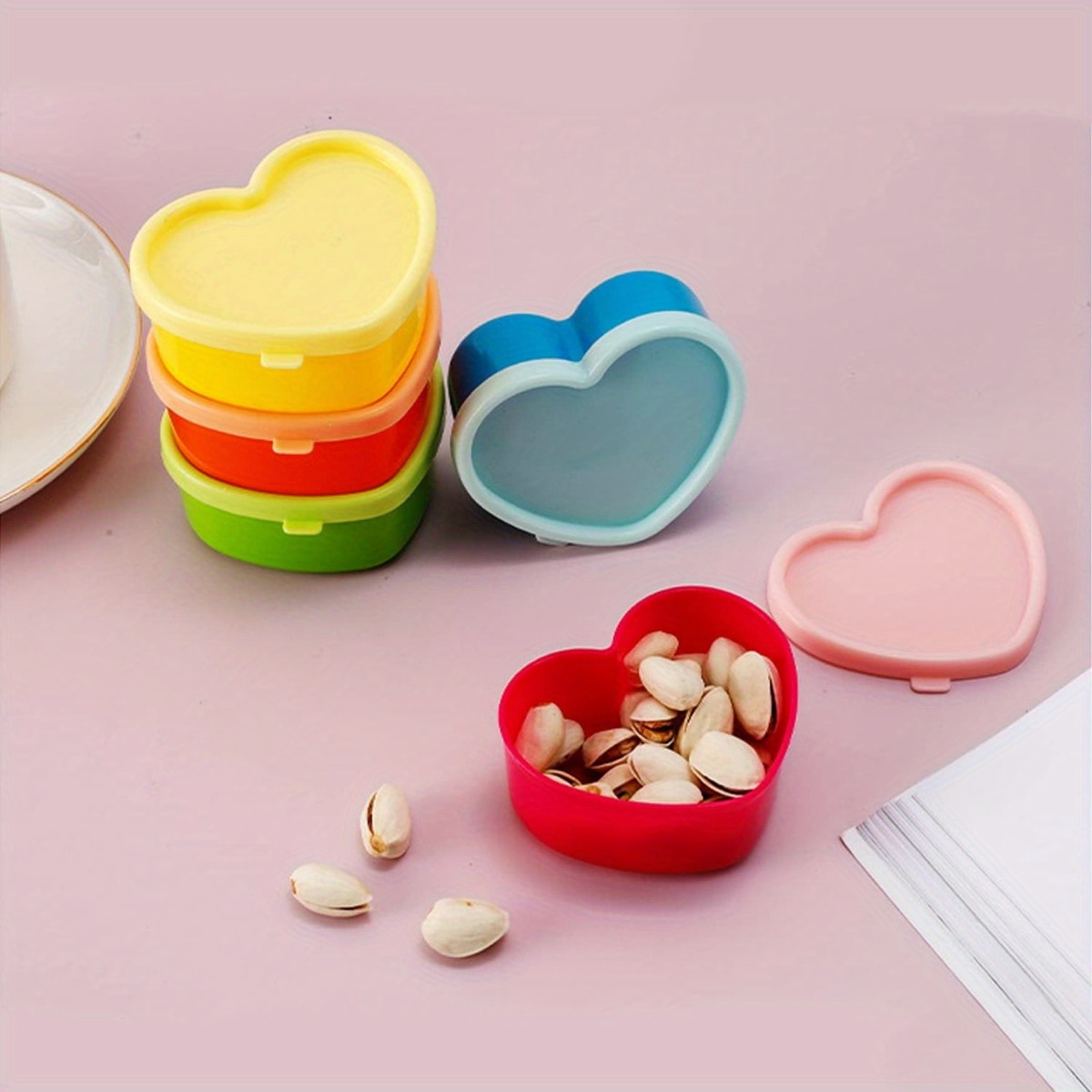 Commercial Kitchen Utensil Organizer - 5PCS 미니 도시락 양념 보관함 뚜껑