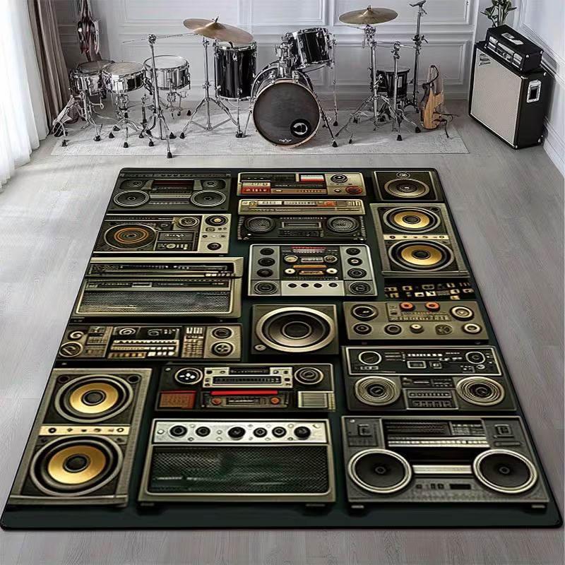 Commercial Kitchen Vinyl Flooring - 클래식 음악 빈티지 비닐 레코드 카펫
