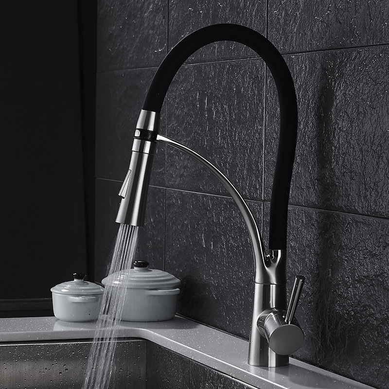주방 수도꼭지, 솔리드 브래스 블랙, 온수/냉수 믹서, - Commercial Kitchen Mixer Tap 리뷰 및 가격