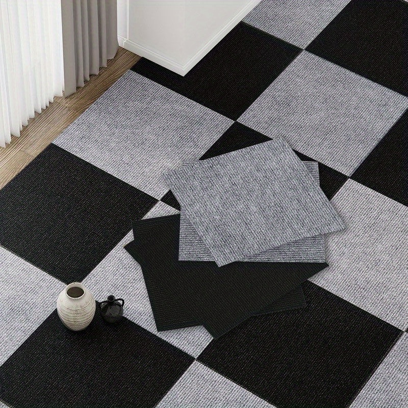 자가 접착 카펫 바닥 타일 스티커 사각형 러그 붙였다  - Commercial Kitchen Tile Flooring 리뷰 및 가격