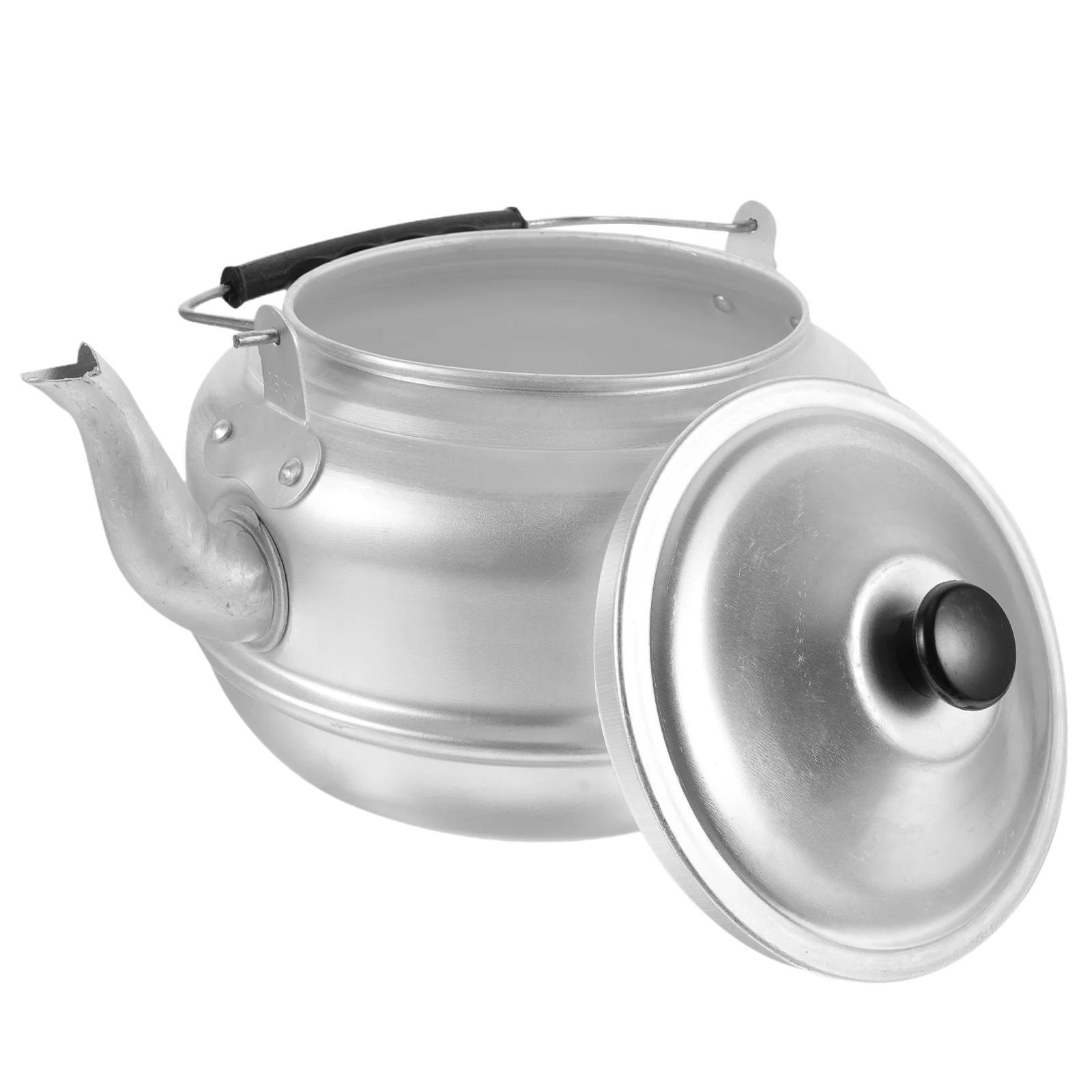 휴대용 알루미늄 차 주전자, 인체공학적 화상 방지 손잡 - Commercial Kitchen Kettle 리뷰 및 가격