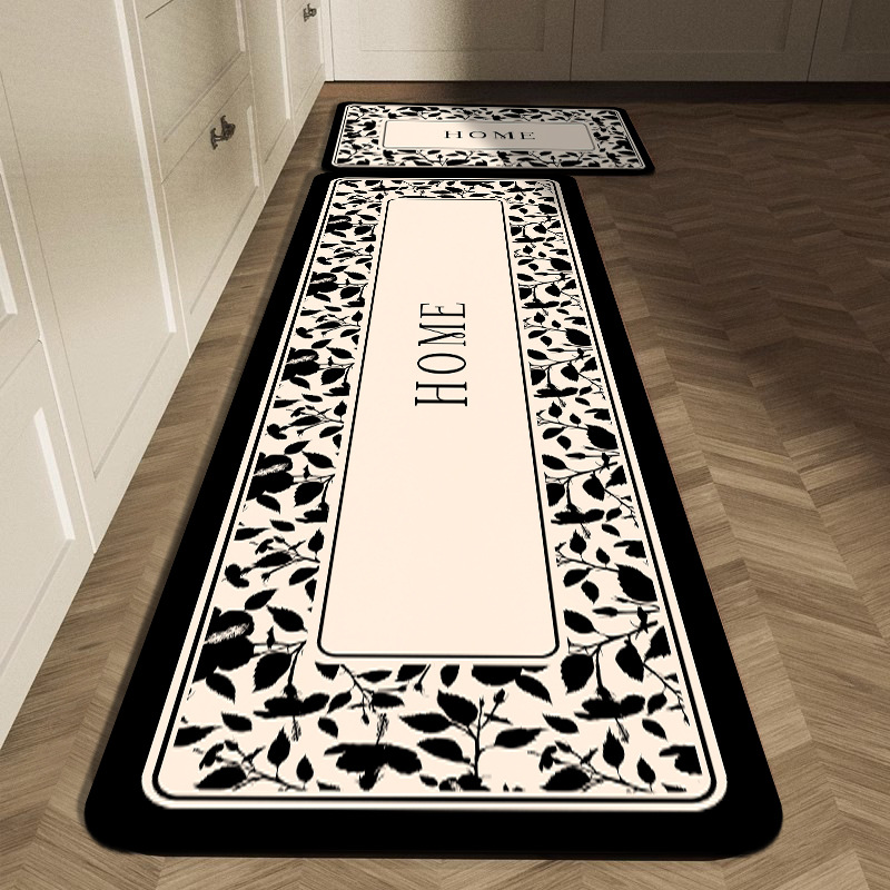 블랙 화이트 기하학 타일 주방 매트 세트 보헤미안 패치 - Commercial Kitchen Tile Flooring 리뷰 및 가격