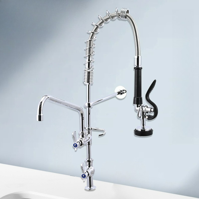 상업용 주방 싱글 수전 프리 린스 싱크대 수전 믹서,  - Commercial Kitchen Taps 리뷰 및 가격