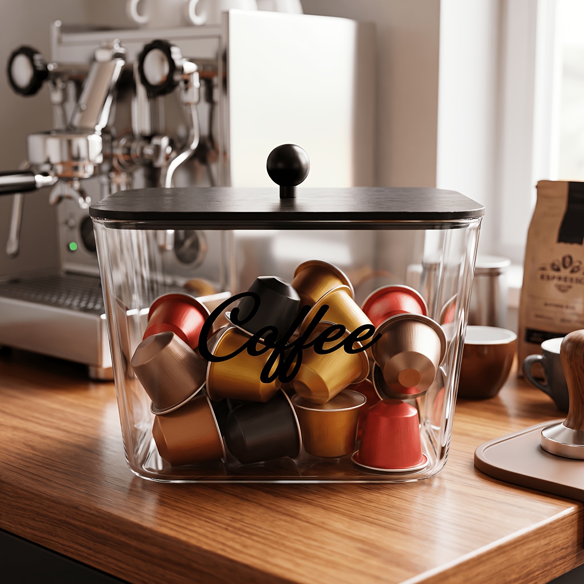 뚜껑이 있는 커피 포드 홀더 플라스틱 보관함 K컵 정리 - Commercial Kitchen Utensil Organizer 리뷰 및 가격