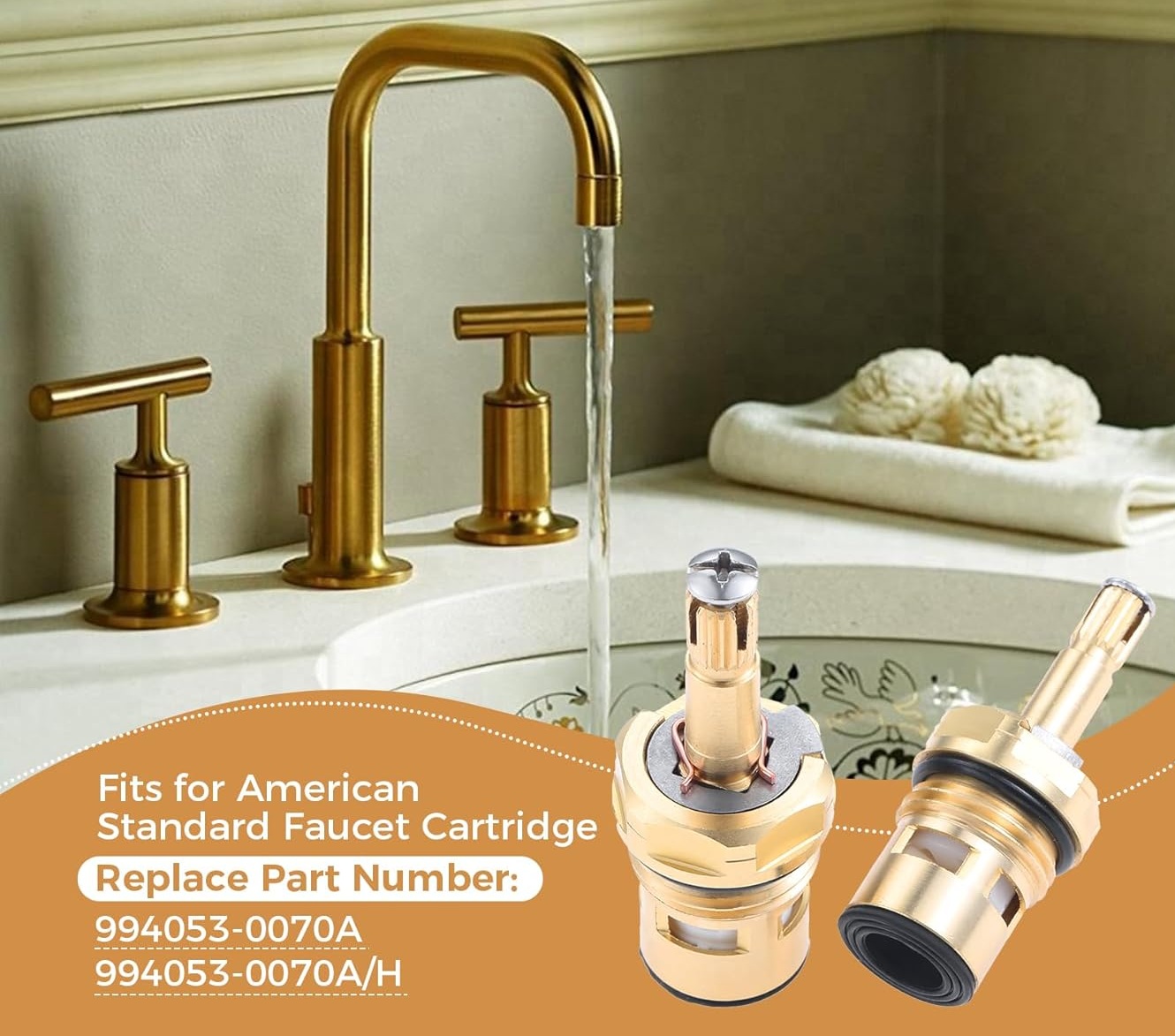 2pcs 수도꼭지 카트리지는 미국 표준 994053-0 - Commercial Kitchen Taps 리뷰 및 가격