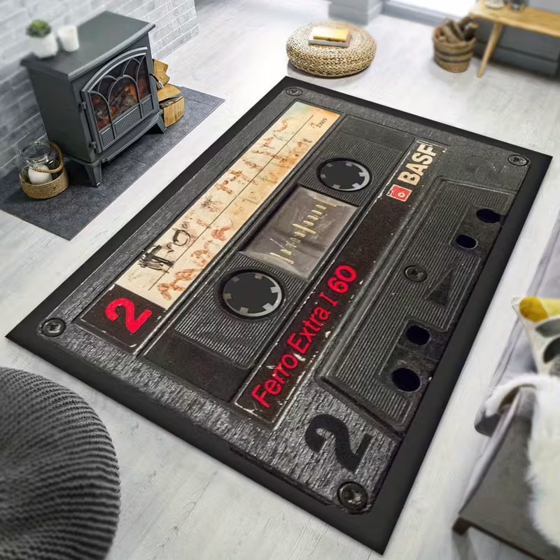 클래식 음악 빈티지 비닐 레코드 카펫 러그 거실 침실  - Commercial Kitchen Vinyl Flooring 리뷰 및 가격