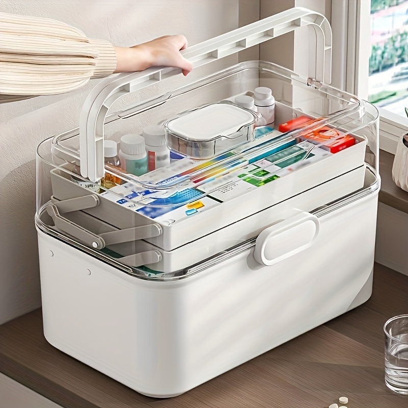 대용량 투명 뚜껑 약 보관함/배급함 - 플라스틱 약 보 - Commercial Kitchen Utensil Organizer 리뷰 및 가격