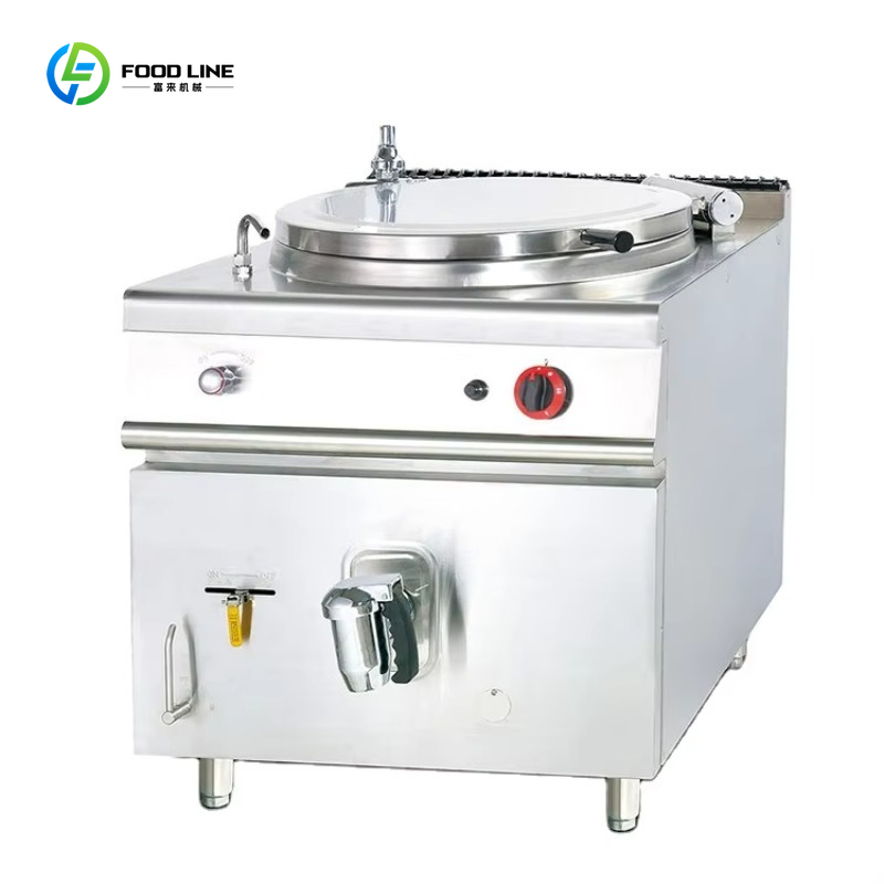 상업용 주방 60L 가스 보일러 틸팅 브레이징 팬 자동 - Commercial Kitchen Kettle 리뷰 및 가격