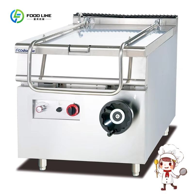상업용 주방 60L 가스 보일러 틸팅 브레이징 팬 자동 - Commercial Kitchen Kettle 리뷰 및 가격