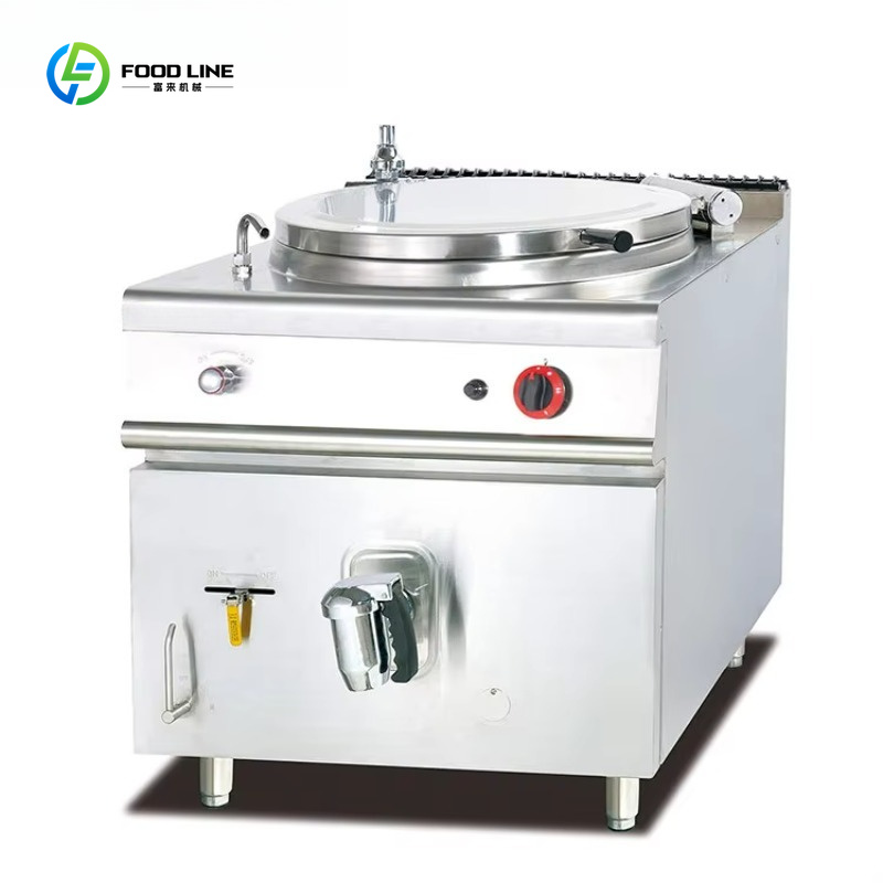 상업용 주방 60L 가스 보일러 틸팅 브레이징 팬 자동 - Commercial Kitchen Kettle 리뷰 및 가격