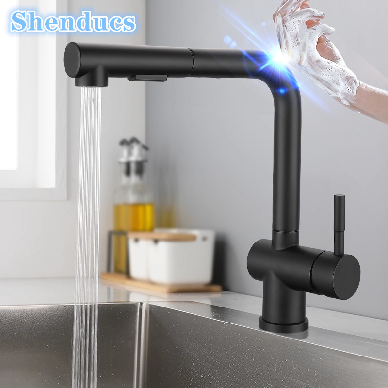 주방 수전용 온냉수 터치 스테인리스 스틸 풀아웃 싱크  - Commercial Kitchen Mixer Tap 리뷰 및 가격