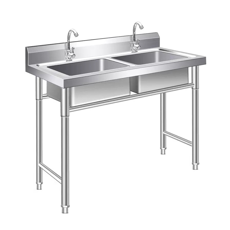 상업용 주방 스테인리스 작업대(더블 싱크 포함) - Commercial Kitchen Tables 리뷰 및 가격