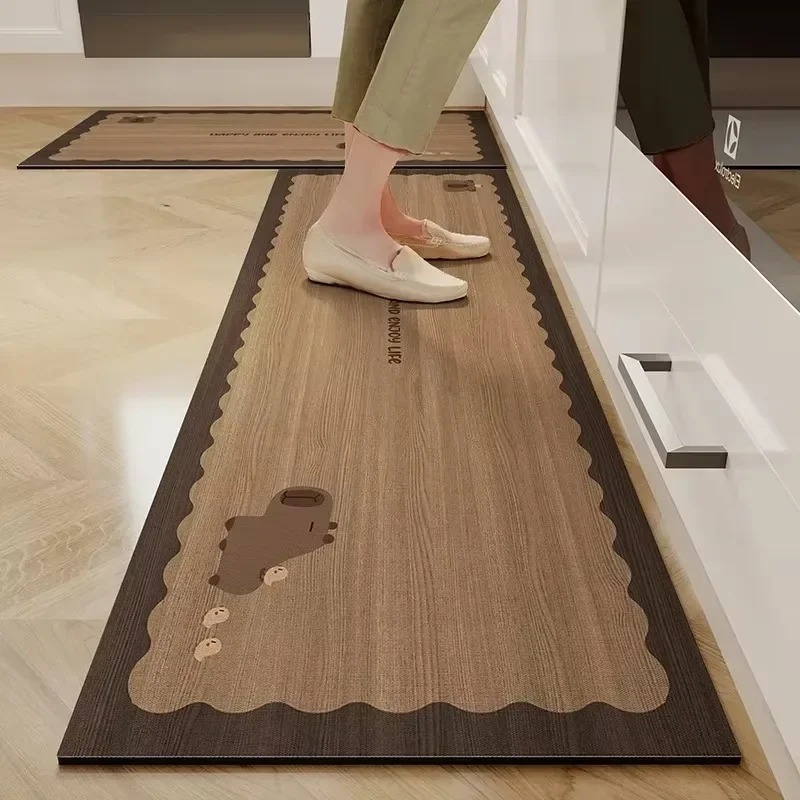 주방 바닥 매트 방수 미끄럼 방지 비닐 카펫 Pvc 주 - Commercial Kitchen Vinyl Flooring 리뷰 및 가격