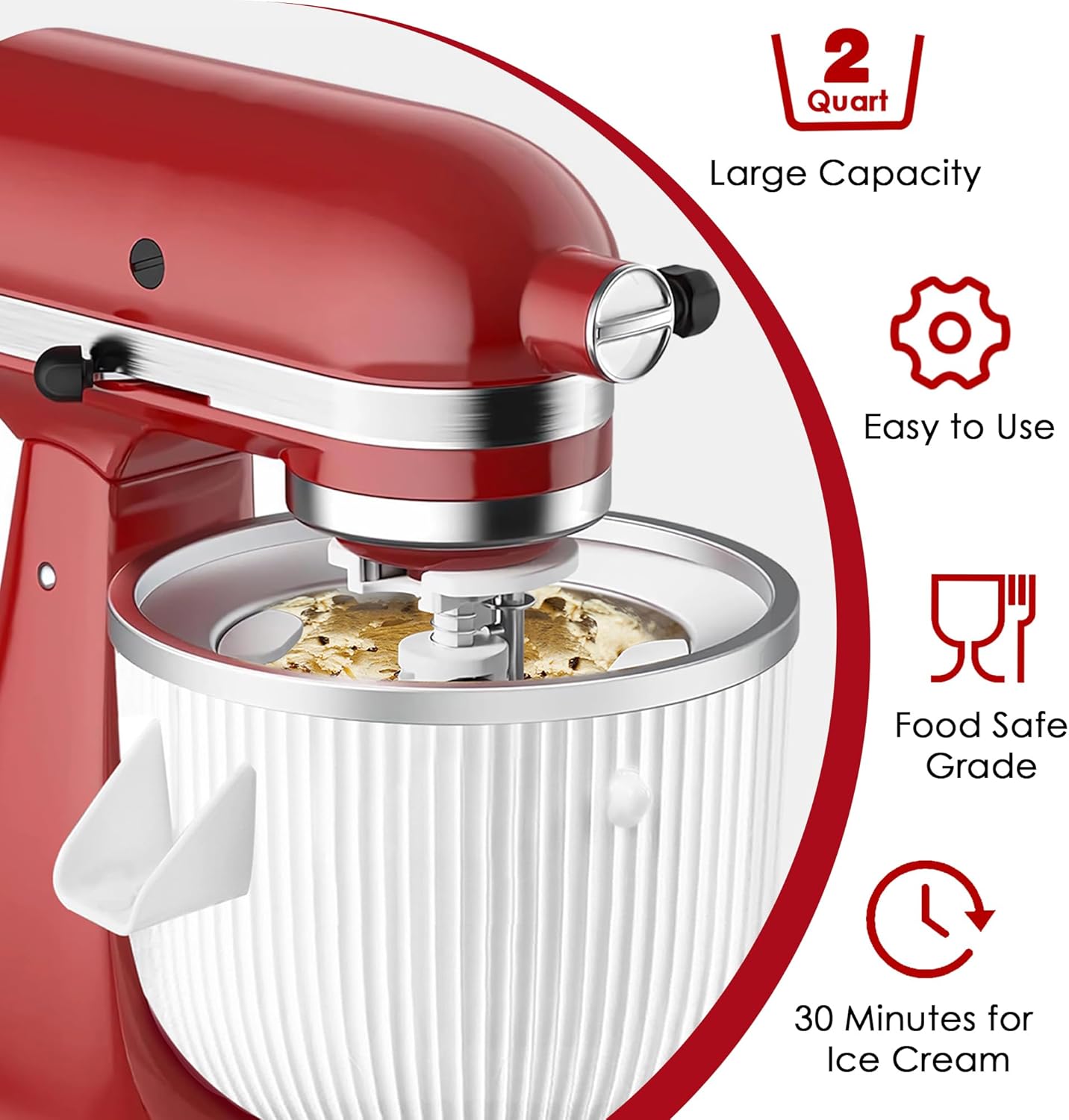KitchenAid 스탠드 믹서용 아이스크림 메이커 부 - Commercial Kitchen Units 리뷰 및 가격
