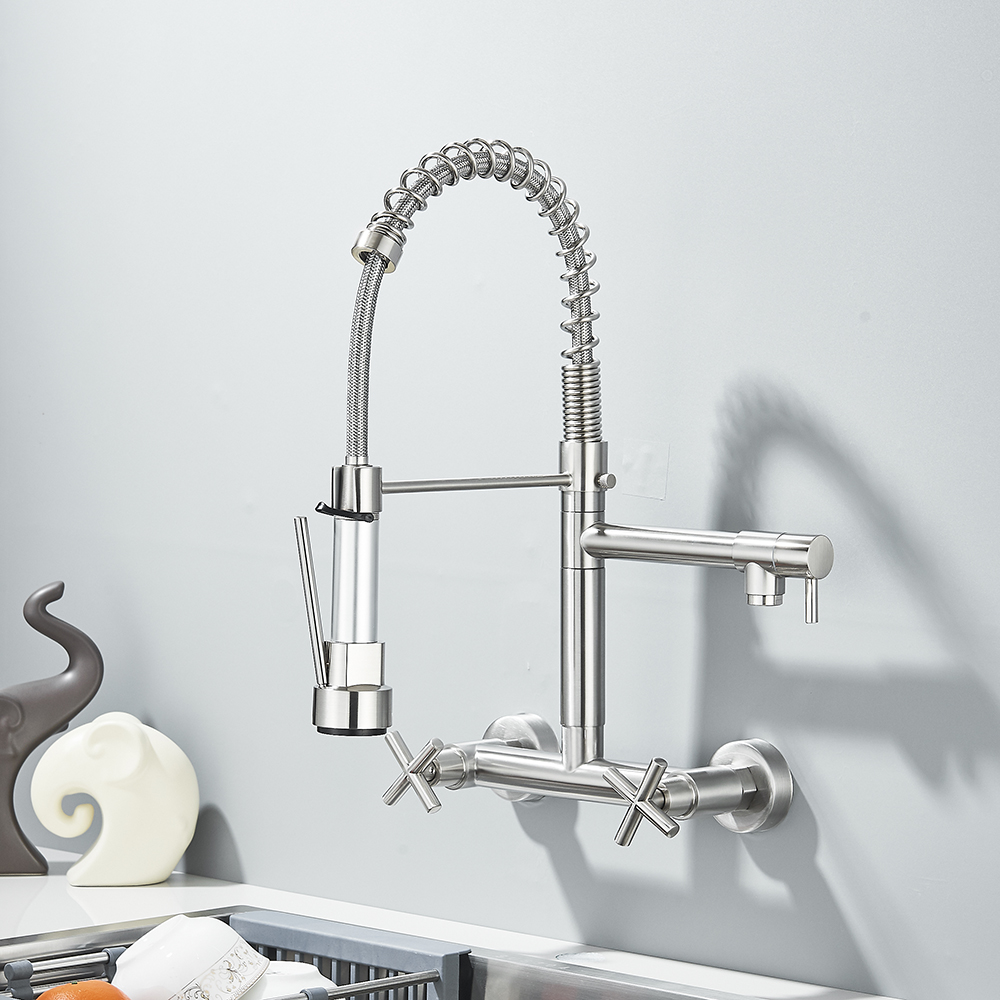 블랙 주방 수전 360도 회전 풀다운 핸드 스프레이어  - Commercial Kitchen Mixer Tap 리뷰 및 가격