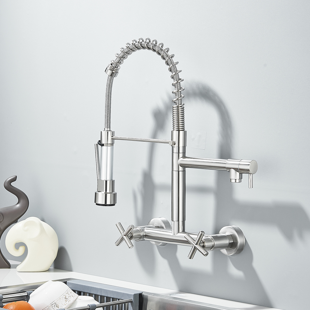블랙 주방 수전 360도 회전 풀다운 핸드 스프레이어  - Commercial Kitchen Mixer Tap 리뷰 및 가격
